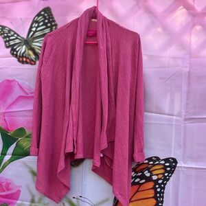 Danskin Women's Pink Cardigan Sweater